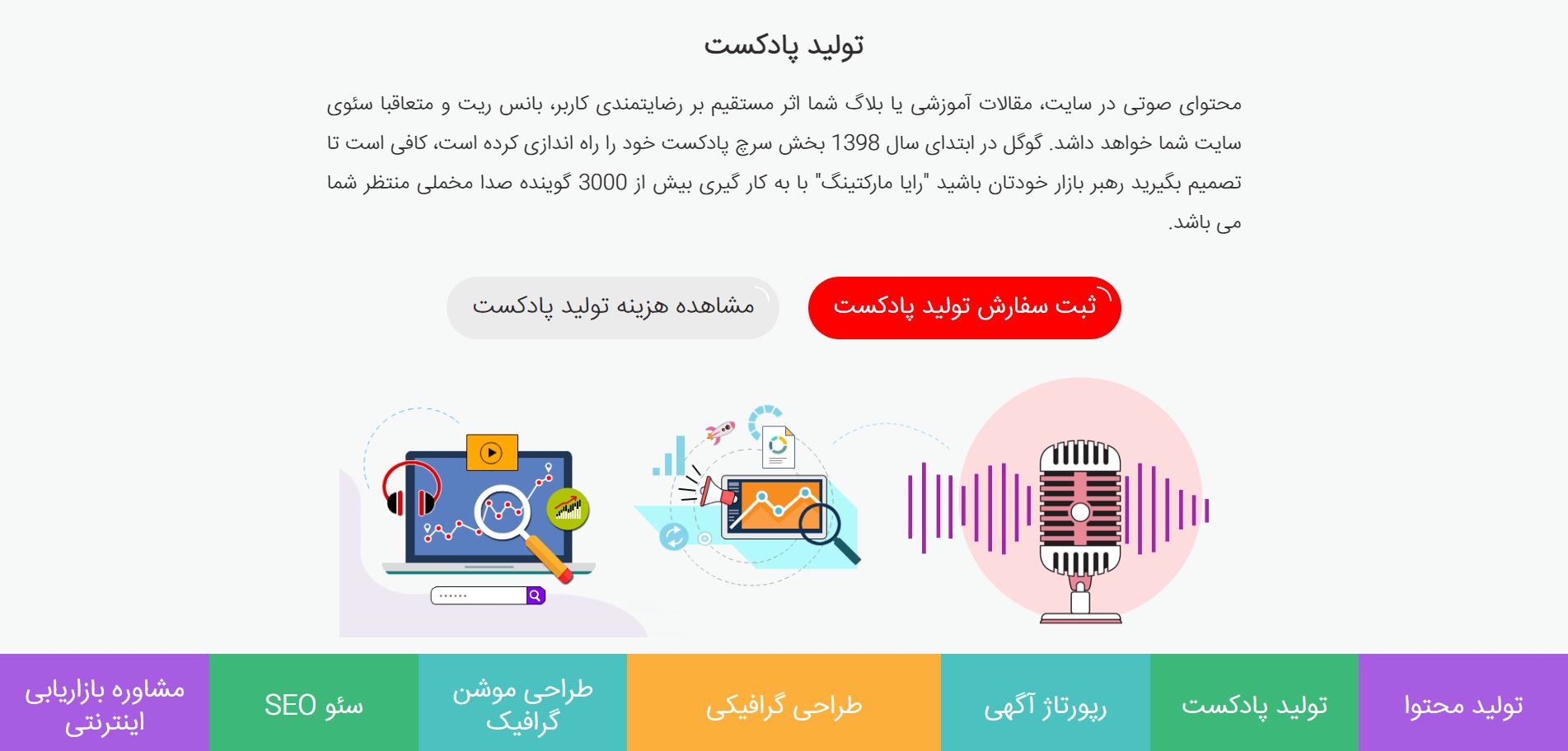 بهترین سایت های طراحی سایت در ایران - رایامارکتینگ